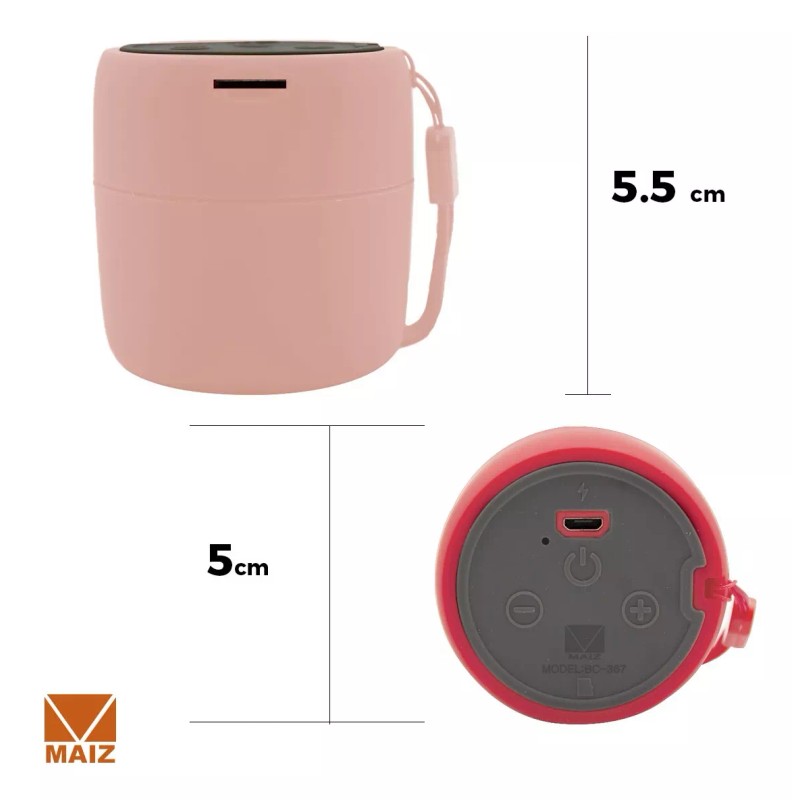 Maíz Mini Bocina Bluetooth Recargable Usb Inalambrica Portatil