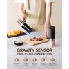 sangcon Sangcon Gravity Electric Salt and Pepper Grinder Set with