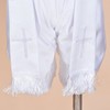 Cinda 3 Piece Boys Satin Christening Romper Hat Scarf and