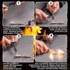 NESAYVER Fire Starter Survival Tool,4 x2/5 in Thick Round Ferro