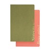 Kokonote Notebook Small A5 Pesto Blossom Pack of 2 Notebooks