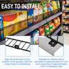 Retail Gondola Shelf Front Wire Fence Guardrail 48" X 3",