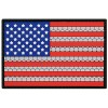 USA American Flag PVC RUBBER PATCH || 2PC HOOK BACKING