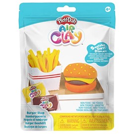 Play Doh Air Clay Foodie Fast Food, Sensory and Educational Craft Toys for Kids, Ages 4+