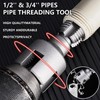 2pcs Integrated Internal & External Pipe Threading Tool with 1/2''
