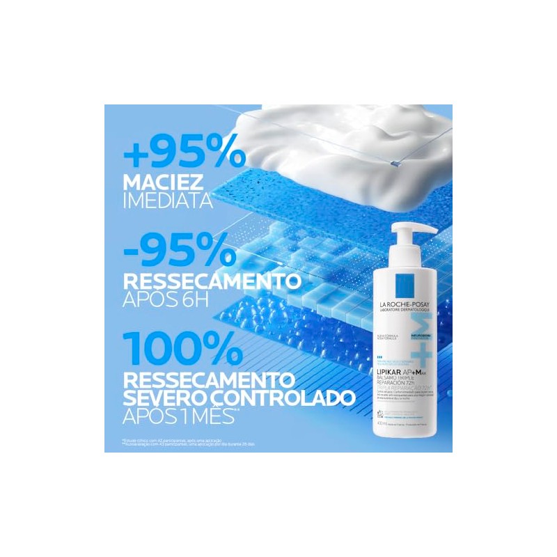 La Roche Posay LIPIKAR AP+Max Triple-Action Balm for ultra-dry to