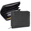 Genuine Leather 12 Credit or Debit Card Holder Black |