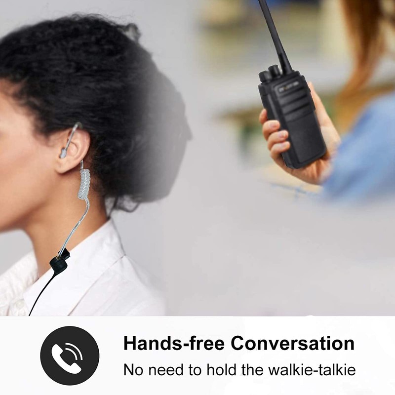 Retevis EEK009 Walkie Talkie Headset Security Earpiece, Radio Headset with