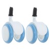 Gatuida 2pcs Replacement Wheels for Walkers Lightweight Easy to Install