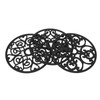 3pcs Modern Kitchen Trivets Waterproof Hollow Carved High Temperature Resistance