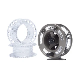 HAWKRIDGE YUKON Quality UK Brand # 7/8 Wide Arbor Cassette Fly Reel With 3 Interchangeable Cassette Spools - Advanced Engineering Aluminium - Ideal for Stillwater Reservoir and Switch