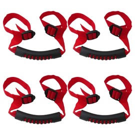 Vicue New 4X Roll Bar Grab Handles Handgrip Kit Replacement Fits for Jeep Wrangler Willys Wheeler Sport Utility 4-Door 2015, New Version