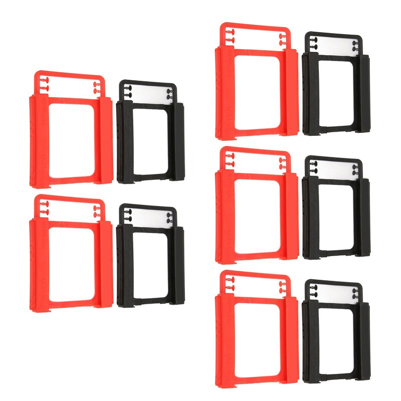 10pcs Hard Drive Bracket 2.5in Heat Dissipation High Compatibility HDD
