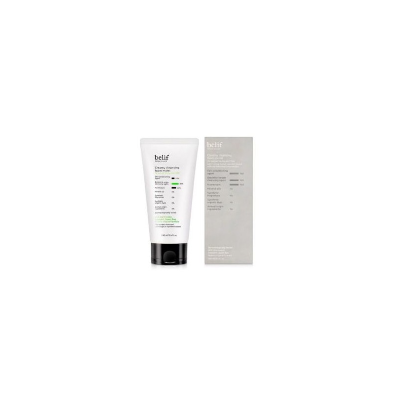 (eTV) Belif Creamy Moist Fresh Cream Cleansing Foam 160ml single