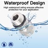 Biaungdo 4 Pack NPT 1/4" Cable Gland Waterproof, Stainless Steel