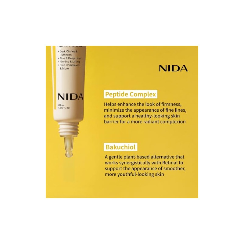 NIDA Revive Eye Cream For Face And Neck | Probiotics