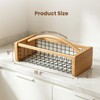 Solid Wood Harvest Hod Basket with 360° Rotating & Foldable
