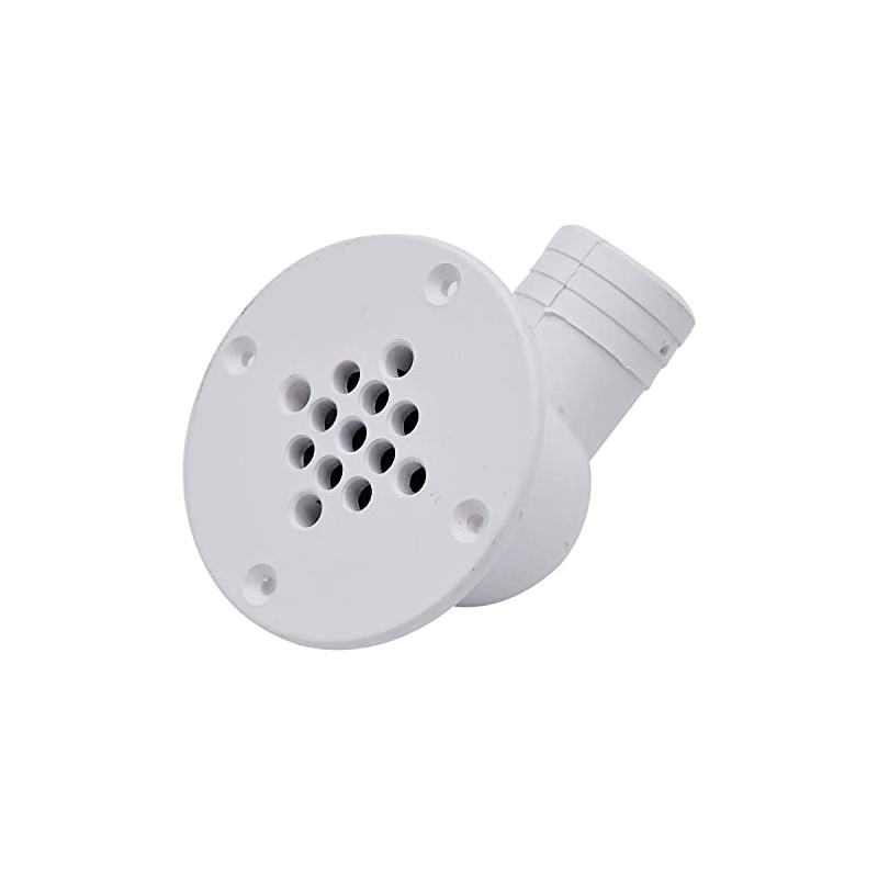 T-H Marine Cockpit Scupper Drain, UV-Stabilized Polymer Marine Drain Fitting