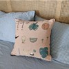 Peel Forest Throw Pillow Case 45x45cm Stylish Blanket Simpsons Rug