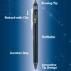 Pilot FriXion Synergy Clicker Retractable & Erasable Gel Ink Pens,