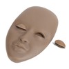 Lash Mannequin Head Reusable Soft Rubber 3D Effects Replaced Eyelids