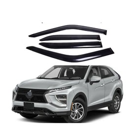 WhiteDeer ZH Durable Window Deflectors Rain Guards for Mitsubishi Eclipse Cross 2018-2023 Side Window Visor Rain Guards Sun Rain Deflector Visor 4 Pieces Thickened…