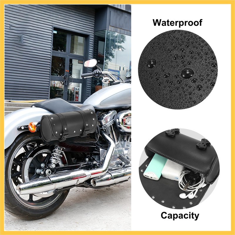 REPAIROCK Universal Motorcycle Fork Handlebar Tool Bag Cycling Storage Pouch