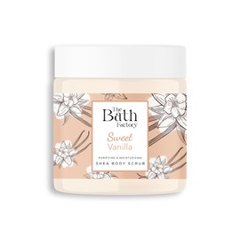 The Bath Factory,Sweet Vanilia Shea Body Scrub,300 Gramm