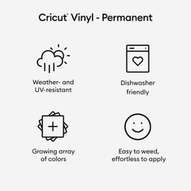 Cricut Premium Permanent Vinyl, Light Purple | 3-Pack of 4ft Rolls (12" x 48") - Compatible with Maker & Explore Machines