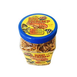 Zoo Med Large Sun-Dried Red Shrimp Aquatic Turtle Food 10 oz.