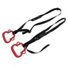 2Pcs Kids Gymnastic Rings Monkey Shape Load Bearing 150KG Ergonomic