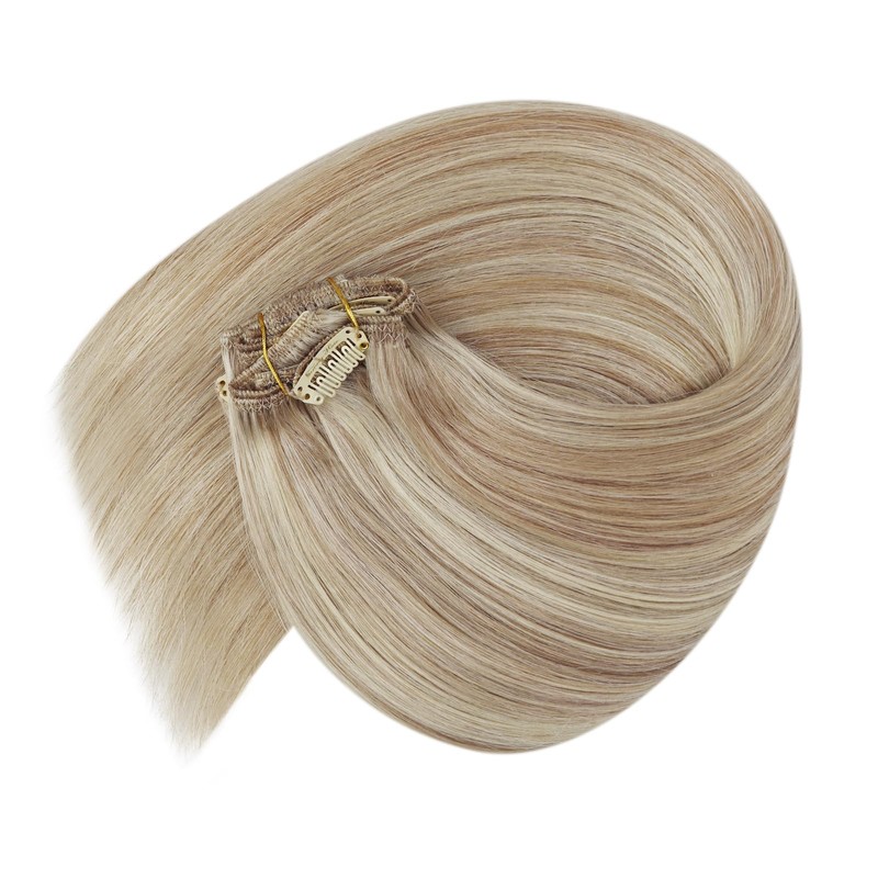 Sunny Hair Clip in Hair Extensions Human Hair Invisible Clip