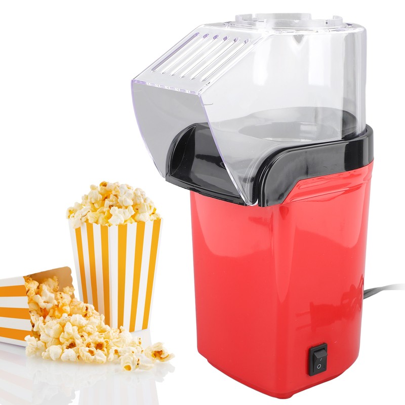 Popcorn Maker 1200W Oil Less Fast Popping One Touch Operation