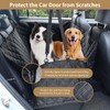 Viaviat Dog Car Seat Cover,Pets Back Seat Extender,600D Heavy Durable