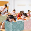 Cinrobiye 24 Pcs Boho Privacy Folders Standard for Students Cardboard