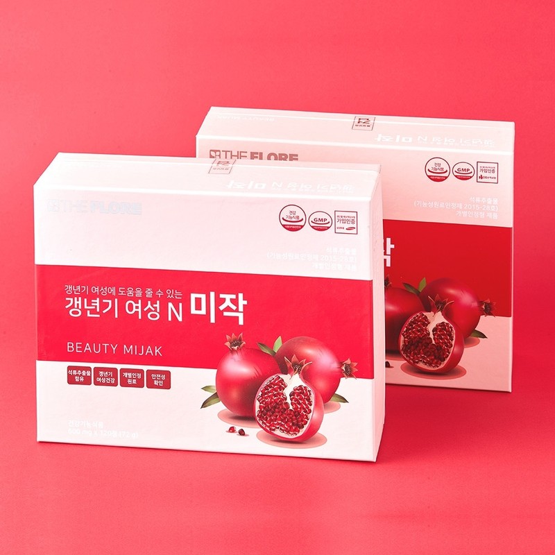 Rice, female menopausal hormone estrogen, 1 month supply, pomegranate extract,