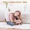 Zivacate Pet Hair Remover Lint Roller, Ergonomic Handle & Self-Cleaning,