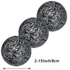 3 piezas de orbes de cristal de mosaico de 3.15