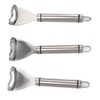 3pcs Stainless Steel Corn Cutter Peeler Safe Quick Clean Comfortable