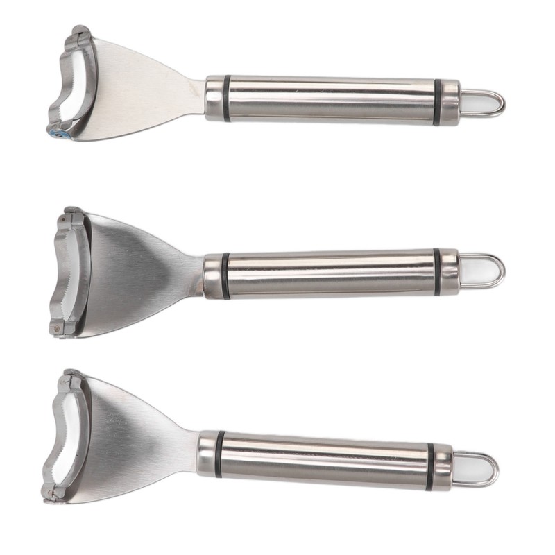 3pcs Stainless Steel Corn Cutter Peeler Safe Quick Clean Comfortable