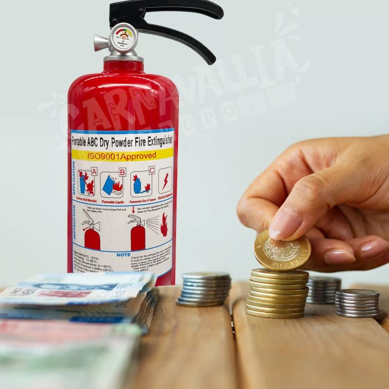 Grupo Carnavallia Alcancía Extintor Caja Fuerte Ahorro Dinero Creativo
