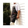 SPDYCESS Black Canvas Apron Unisex Canvas Apron with Pockets Kitchen