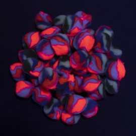 Creativity Street Pom Pons 100-Piece x 1 Inch, Rainbow