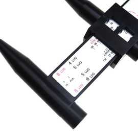 OTOTEC 1x Lochkreis Messschieber Lochkreismesser Messlehre Felgenloch Messer Werkzeug 4 5 6 8-Lochmuster