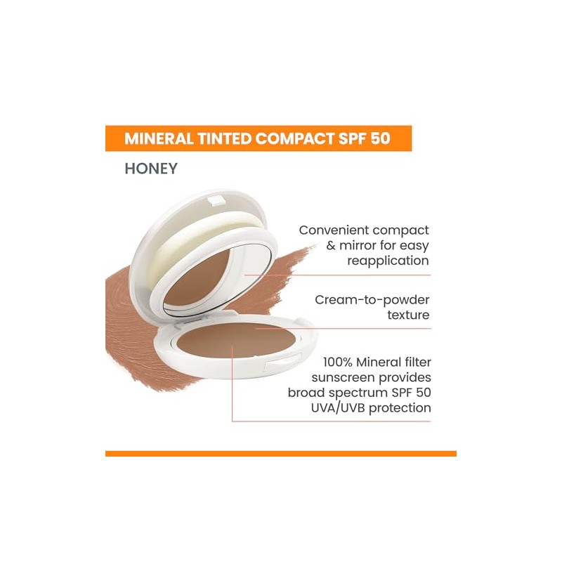 Eau Thermale Avene Compacto tintado de alta protección, amplio espectro