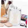Ciieeo 2pcs Acrylic Cotton Swab and Pad Storage Box Transparent