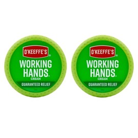 O'Keeffe's O'Keeffe's Working Hands Hand Cream for Extremely Dry; Cracked Hands; 3.4 Ounce Jar; (Pack 2)