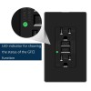 GREENCYCLE 2PK GFCI Receptacle 15A with LED Indicator Indoor Outdoor