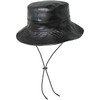 Kangol Rev Bucket Faux Leather Black, M, Plain, Adult, black,