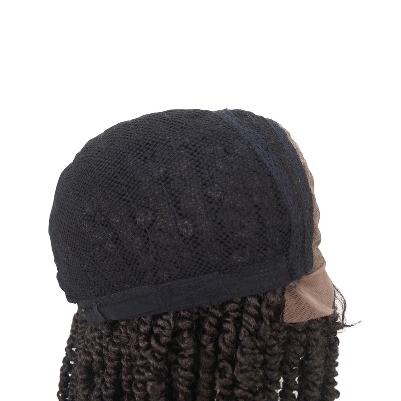 LUXLUXE Adeline 16-inches Passion Twist 4"×5" HD Lace Wig, Heat